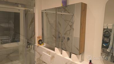 Armadietto bagno con specchio