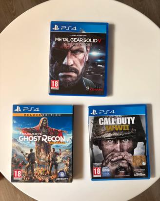 Set giochi PS4