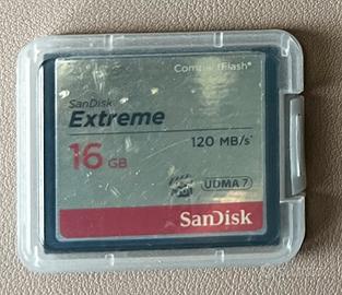 Compact Flash Sandisk Extreme 16gb