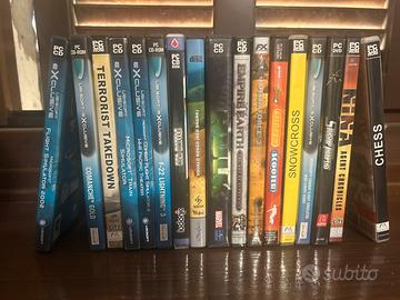 Videogiochi in lotto anni 2000/2010 per pc