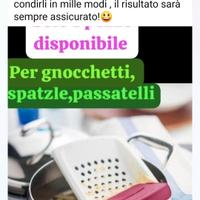 Utensile spatzle, passatelli Tupperware 