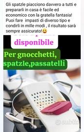 Utensile spatzle, passatelli Tupperware 