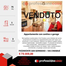 Attico con terrazzo, cantina e garage