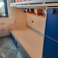 cameretta a ponte con due letti singoli