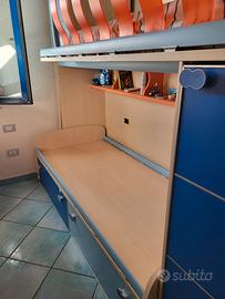 cameretta a ponte con due letti singoli