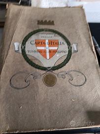 carta d Italia del touring club 1916