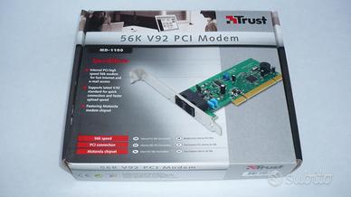 Scheda 56K V92 PCI modem MD-1100 x retrocomputer