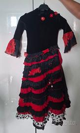 Vestito flamenco spagnolo