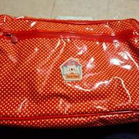 Borsa Tuc Tuc rossa a pallini per passeggino.