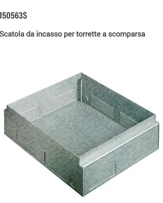 BTICINO Scatola da incasso per torrette a scompars