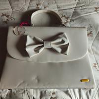 Postina bianco panna Camomilla con fiocco