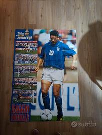 poster roberto baggio Juventus 
