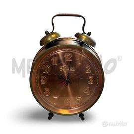 OROLOGIO RAME E OTTONE PERENZ SVEGLIA DIAM 30