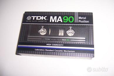 Audiocassetta TDK MA 90 vintage