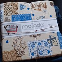 set di 6 cuscini per sedie con volant lacci e zip 