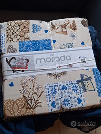 set di 6 cuscini per sedie con volant lacci e zip 