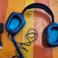 Cuffia Gaming Logitech G432. Cablata con microfono