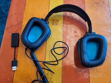 Cuffia Gaming Logitech G432. Cablata con microfono