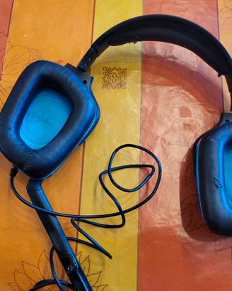 Cuffia Gaming Logitech G432. Cablata con microfono