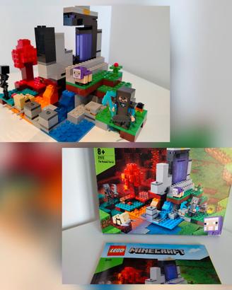 Lego Minecraft 21172 il portale in rovina