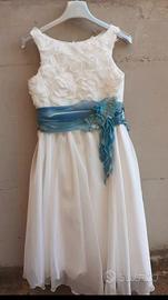 Comunione. Vestito Bambina taglia M