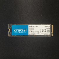 SSD NVMe M.2 500gb Crucial CT500P2SSD8