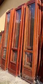 ante 7 porte finestre in douglas 100x245 regalate