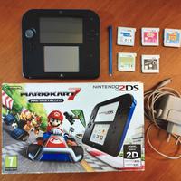 Nintendo 2DS + 5 giochi + Pennino + Caricabatterie