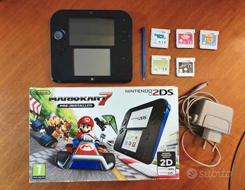 Nintendo 2DS + 5 giochi + Pennino + Caricabatterie