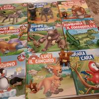 libri zoo più animali recinti omini e altro. 