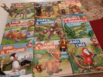 libri zoo più animali recinti omini e altro. 