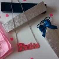Collana Barbie nuova con confezione 