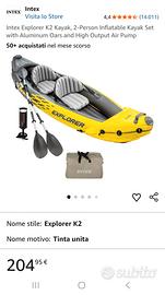 Canoa Intex explorer k2