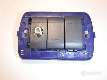 BTicino Living cornice frutti e satellite cavo TV