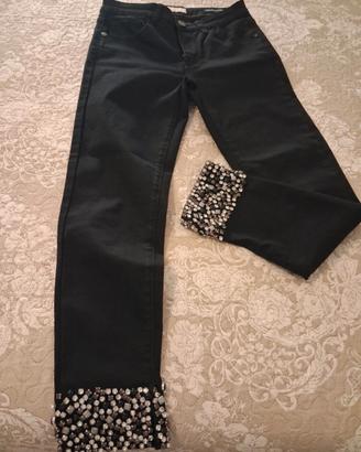 jeans neri gioiello Yes zee nuovi taglia 27 /S