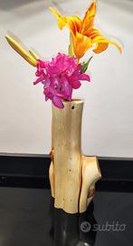 vaso in legno di ginepro 