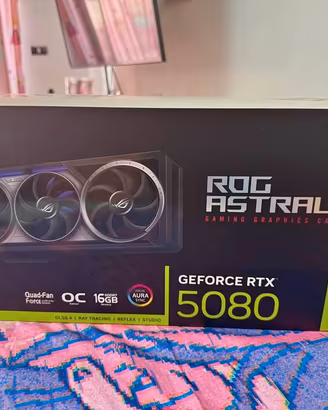 ASUS ROG Astral RTX 5080 OC 16GB – Nuova Sigillata