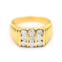 Anello Damiani Oro Giallo 18 Carati con DiamantI