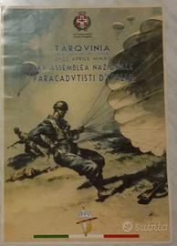 Poster Tarquinia Assemblea Nazionale Paracadutisti