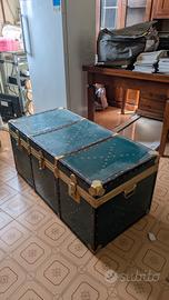 Baule vintage da viaggio anni ‘50 / ‘60 