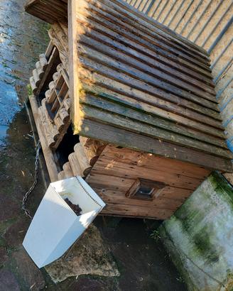 casa in legno per cani 