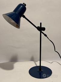 Lampada da tavolo Veneta Lumi blu vintage