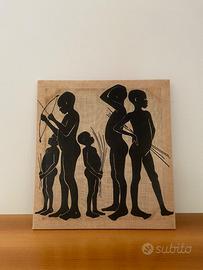 Quadro in tela originario Africa