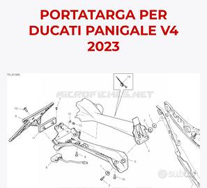 PORTATARGA ORIGINALE COMPLETO