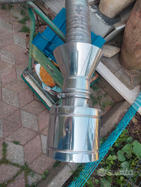 coppo da tetto acciaio, con tubo di circa 3 metri