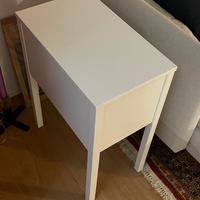 Comodino IKEA NORDLI colore bianco