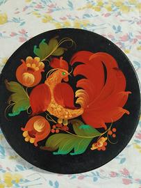 piatto da collezione russo dipinto a mano