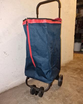 Carrello spesa Gimi quattro ruote
