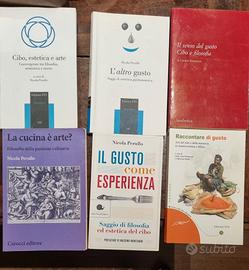 Libri universitari filosofia,  estetica del cibo