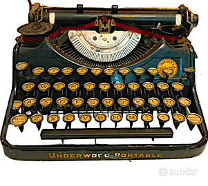 macchina da scrivere Underwood portatile